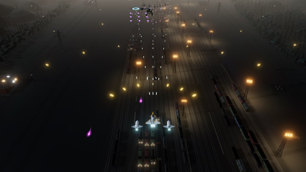 Gameplay from above: Freight Yard
