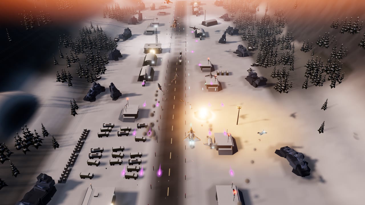 Gameplay from above: Missile Base